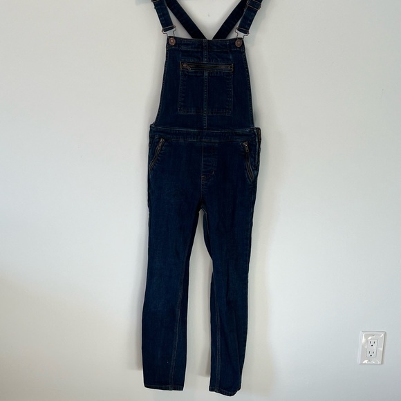 Free People Denim Skinny Overalls - Picture 10 of 10